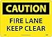 C489AB - Equipment and Moving Caution Signs, NMC - Material : Alum - Each