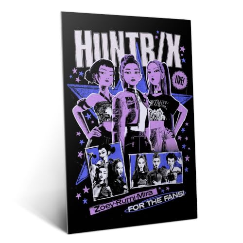 Affiche K-Pop Demon Hunters M fixation magnétique sans outils