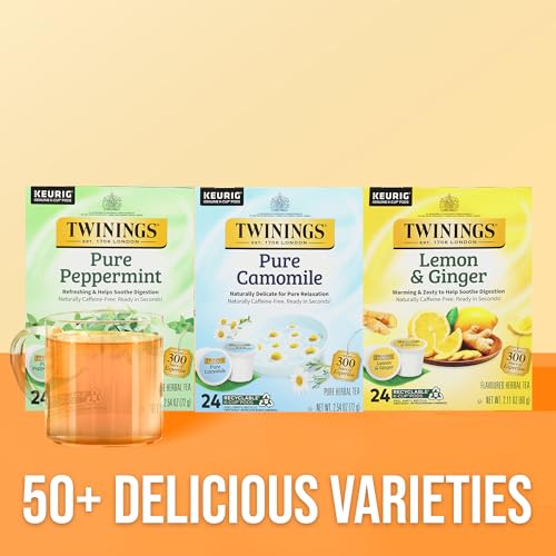 Twinings Pure Camomile Tea, Keurig K-Cups, 24 Count