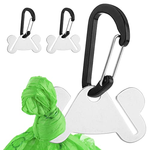 cobee Kotbeutelhalter, freihändige Halterung für Hundekotbeutel, 2 Stück, für Hundekotbeutel, Hundekotbeutelhalter für Leine, Spender, Zubehör (schwarz)
