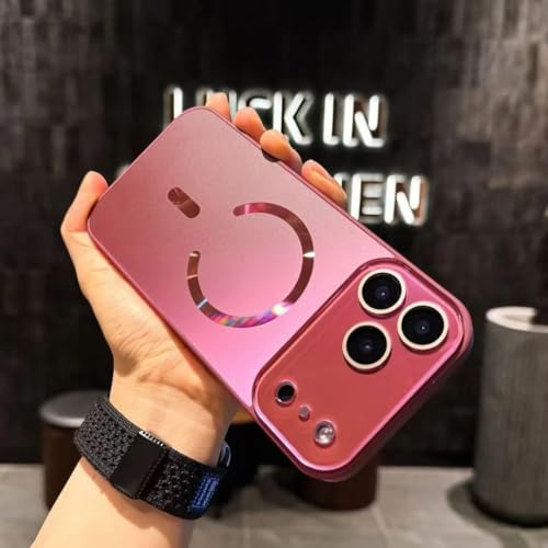 Protection objectif iPhone 17 Pro rouge vin pour vos photos de voyage
