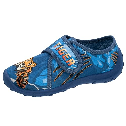 Fischer Markenschuh Kinder-Klett-Hausschuh