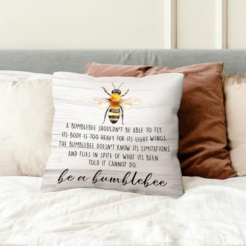 Kdquasummerbumblebeehappypillowcovers18x18beethemeddecorinspirationalbumblebeedecorsweetbeeloverthrowpillowcoversforfarmhousebedroomcouchsofaroomdecor Urban Country Home Decor Kdqua summer bumble bee happy pillow covers 18×18 bee themed decor inspirational bumble bee decor sweet bee lover throw pillow covers for farmhouse bedroom couch sofa room decor urban country home decor