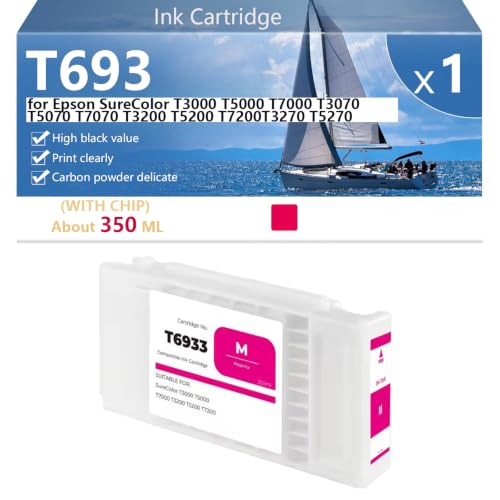 Cartouche toner T6933 magenta pour éviter les pannes sur Epson SureColor T5000