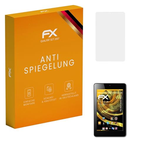 atFoliX Película Protectora compatible con Acer Iconia One 7 Lámina Protectora de Pantalla, antirreflejos y amortiguadores FX Protector Película (2X)