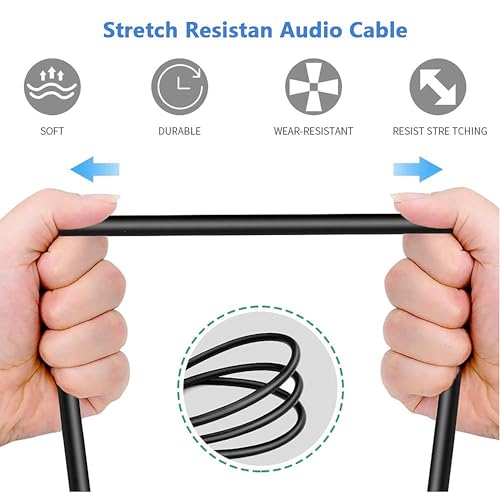 Image of MX Audio Cable 1 RCA Male to 2 Male Splitter, Gold-Plated Connectors, Dual-Shielded Y Adapter for Subwoofer, Home Theater, Amplifier, Hi-Fi Stereo Systems