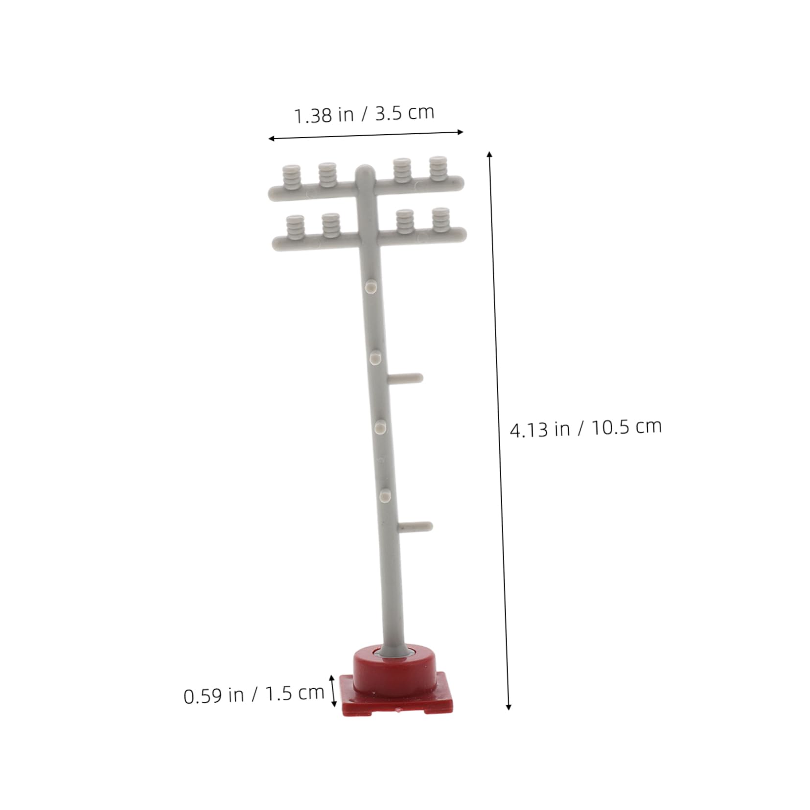 OSALADI 8pcs Model Railroad Signal Lights for Table Train Decor Miniature Train Accessories