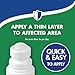 TheraCare 4% Menthol Roll-On | Cold Hot Sensation | Pain Relief Gel | 2.5 oz. 73 mL | Non-Greasy Formula | Immediate Penetrating Action | Topical Analgesic