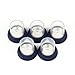 Be-Tool 5 Packs Circuit Breaker Waterproof Dust Cover Flat Head Cap for 98 Series (Silver)