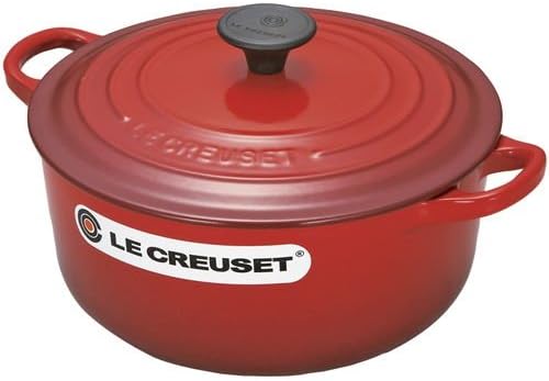 ル・クルーゼ ココット・ロンド20cm チェリーレッド｜8200-11015