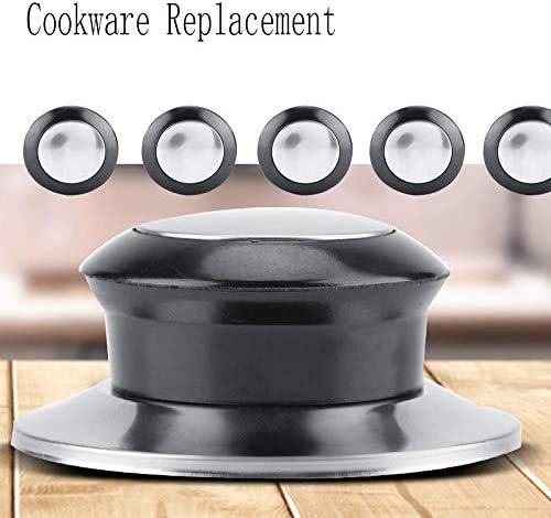Bouton De Remplacement Pour Couvercle De Casserole - En Bakélite Résistante à La Chaleur, Vis Incluse - 3