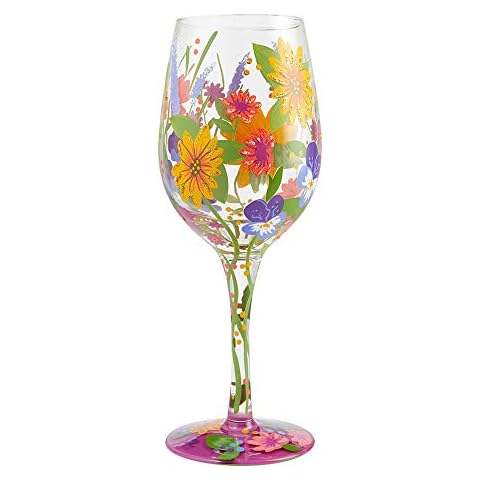 Lolita Wine In The Garden Wine Glass, One Size Cover
