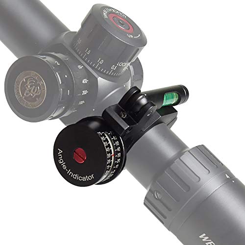 WestHunter Angle Cosine Indicator with Bubble Level,1\"/30mm Tube Hunting Rifle Scope Mounts,Precision Shooting Optics Accessories,1 Pcs