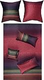 ropa de cama bassetti Juego de sábanas de tres piezas en color R1 Cotto. Los colores de la ropa de cama Bassetti de la serie Nabucco recuerdan a las intensas puesta de sol