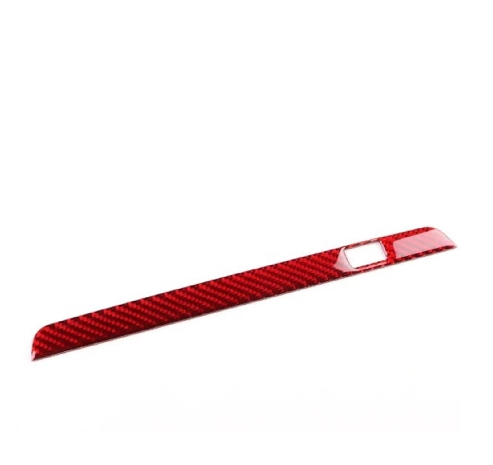 Car Cover Console Panel for Mazda 3 Axela 2019-2025 Real Soft Carbon Fiber Sticker LHD RHD Central Control USB Frame Trim(Red Carbon)