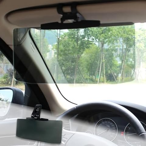 Kutyun Car Visor for Car, Car Sun Protection Visors, Adjustable Car Sun Visor, Sun Visor Extender for Cars Easy to Install, Universal Automotive Sun Protection Visors from Glare/UV Ray (1PCS) Cover