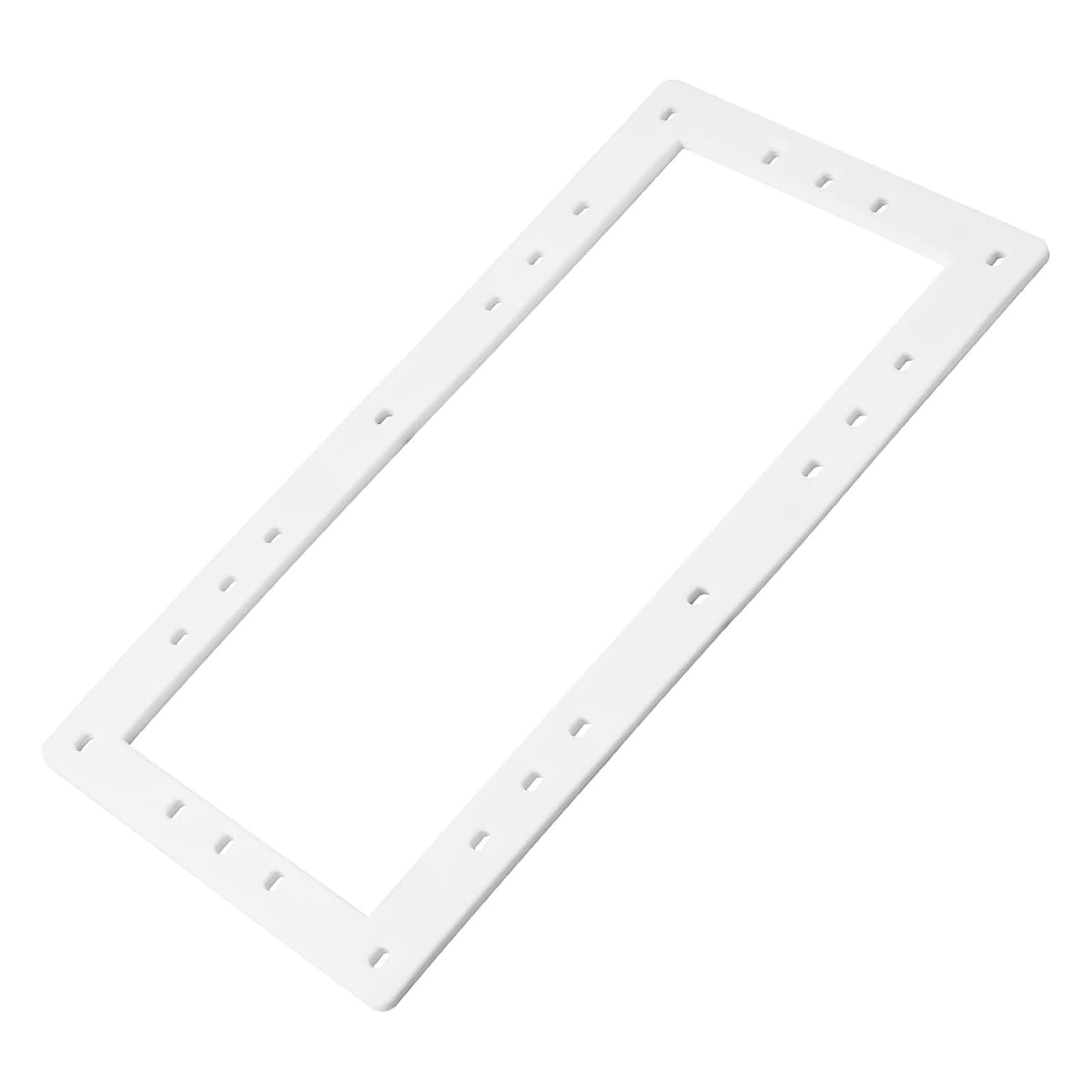 Shurhome Enhanced Pool Skimmer Faceplate Gasket with Sturdy Rubber Construction 13.8x7.5inch Easy Installation Ground Pool Skimmer Gasket