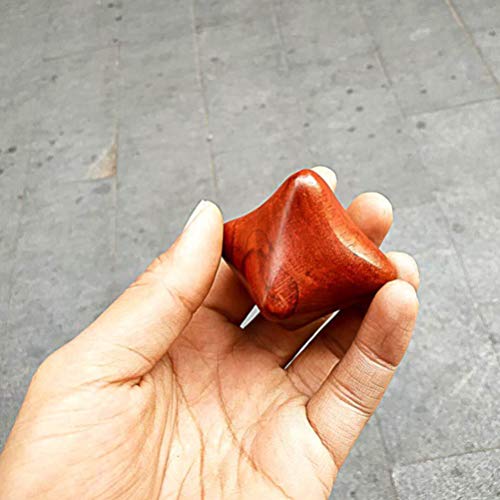 SUPVOX 2 peças de bolas de massagem de madeira em forma de estrela, bolas de massagem para as mãos,