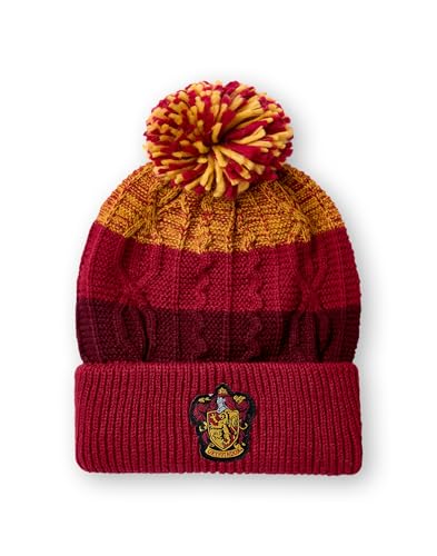 Image of Harry Potter Hat and Gloves Set Kids | Boys Girls Gryffindor Ravenclaw Slytherin Hufflepuff House Options