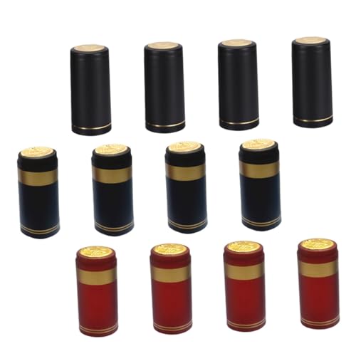 COLLBATH Flexible Bottle Sealing Film 75pcs Wine Bottle Accessories Heat Shrink Capsule for Wine Preservation