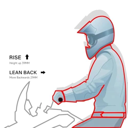 Adaptateur de rehaussement pour guidon Multistrada V4S ajustement de posture - 3