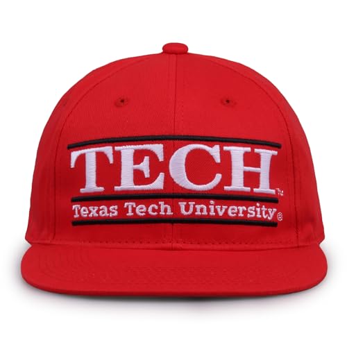 The Game NCAA Texas Tech Red Raiders, Unisex Retro Bar Design Hat, Adjustable, One Size