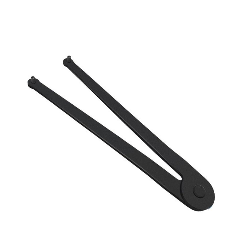 Kalttoy Black Pin Angles Grinder Wrench High Strength Tool Steel Double Hook Design Two Size Option For Automotive Repair Professional Mechanics Double Pin Tool