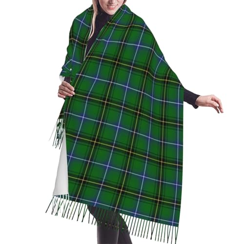 Clan Henderson Tartan Imitation Cashmere Tassel Scarf Winter Scarf Autumn Softest Classic Warm