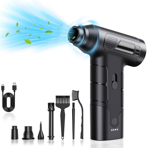 KACNON Motore senza spazzole 130000 Giri/Min MAX, Elettrico Rimuovi Polvere Aria Compressa Senza...