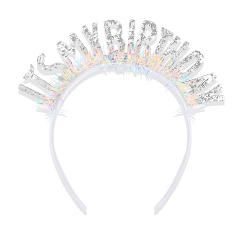 CAVETEE It’s My Birthday Crown Silver
