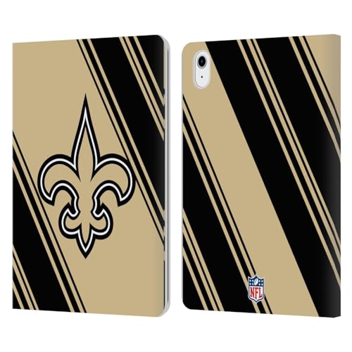 Étui portefeuille iPad Air 11 New Orleans Saints housse cuir tablette NFL