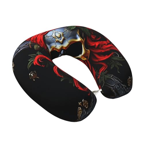 Almohada de viaje espuma viscoelástica tamaño único miniatura 2