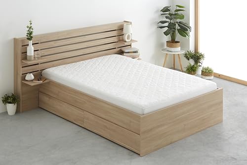 Degrees Home - Basic - Protector colchon 200x190 / 200 - Impermeable - Acolchado - Cubre Colchon - Funda Colchon - hasta 32 cms de Altura