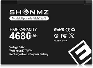 (Upgrade) SHENMZ W-9 4680mAh Replacement Battery for AT&T Unite Explore 815S, Verizon Jetpack