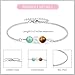 Yiyang Good Luck Bracelet for Women, Healing Crystal Good Luck Gifts New Job Farewell Going Away Gifts for Coworkers Lucky Souvenir Friendship Lucky in Examination Promotion Gift