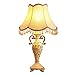 KJZhu lampa stołowa z żywicy, salon dziewczęcy pokój dekoracyjny lampa stołowa stolik nocny salon Malowana lampa stołowa Lampa do sypialni (wymiary: 29,5 x 53 cm)