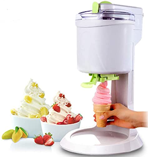 LXW Automatische Haushaltseismaschine, schnell, einfach sauber glatt, 1,5 Quartkapazität DIY Eismaschine, für Kinder…