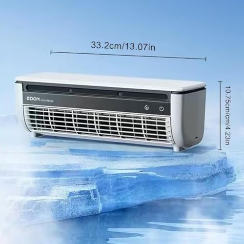No Drilling Kitchen Wall Air Conditioner Fan, Ductless Portable Air Conditioners No Windows Needed, 2025 New Wireless Charging Air Conditioner, with 3 Cool & Fan Speeds, 10s Instan image 5