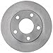 ACDelco Silver 18A1200A (19287366) Non-Coated Rear Disc Brake Rotor