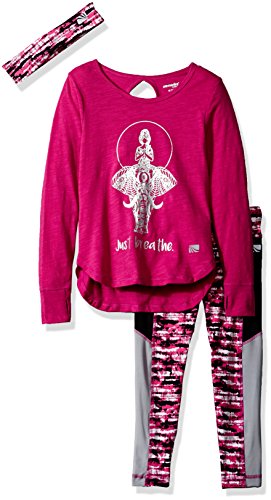 Marika girls 3 Piece Knit Top, Legging and Headband Set