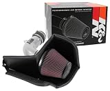 K&N Cold Air Intake System: High-Flow Air Filter, Increase Performance & Towing: Compatible with