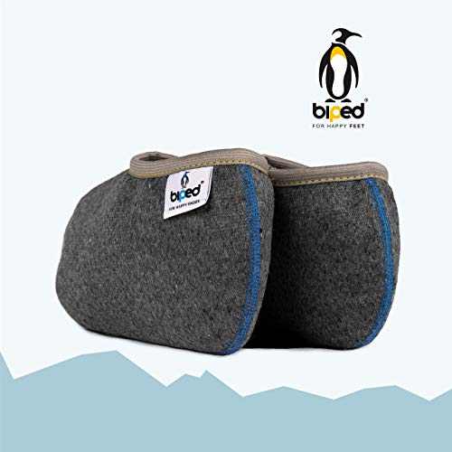 biped Stiefelsocken POLARFUCHS - Gummistiefelsocken für Freizeit und Beruf - wärmende Füßlinge als Hausschuh Ersatz - für die Reise - made in Germany - z2745(45-46)