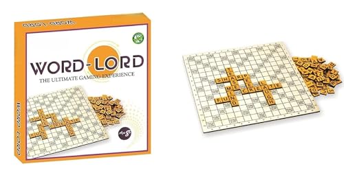 Image of Braintastic Word Lord Scrabble Game for 2-4 Players, Educational Word Building and Vocabulary Learning for Kids & Adults, Perfect for Home & Travel