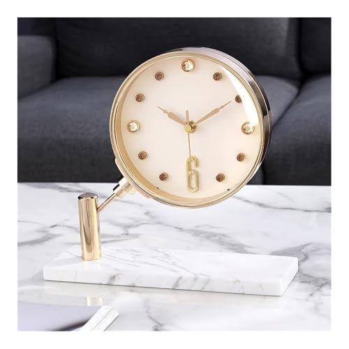 Reloj de mesa de aleación de diseño simple y elegante para uso en interiores 6