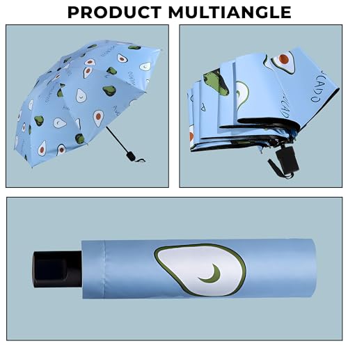 Image of Kraptick Printed Travel Umbrella for Rain, UV, Wind Proof, Water-Proof Umbrella for Men /Women /Boys /Girls /Kids (UMBR-02)