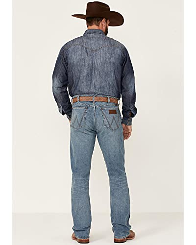 Image of Wrangler Men's Retro Slim Fit Straight Leg Jean
