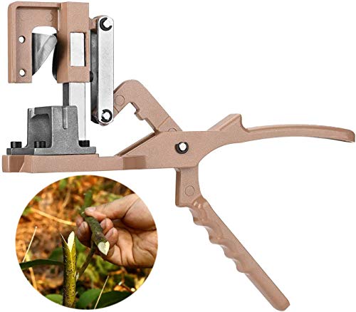 Zmucen Grafting Tool Garden Fruit Trees and Vines Rootstock and Scion Save 50% of Labor Cost 90%+ Success Rates Cut 5-20mm Dia Professional Large Full Metal Body Blade Sharp