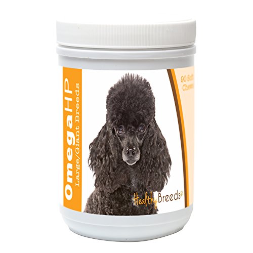 Image of Healthy Breeds Poodle Omega HP Fatty Acid Skin and Coat Support Soft Chews 90 Count
