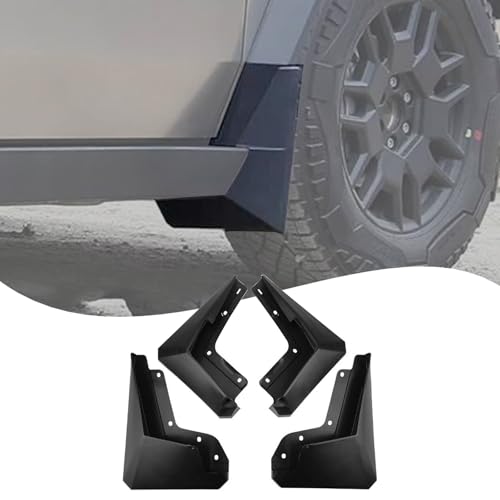 Image of Mud Flaps Compatible with Tesla Cybertruck 2024 Truck Front Rear Upgraded Mudflaps Splash Guards，Car Mud Guards Accessories