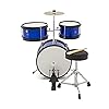 Junior Drum Kit for Kids Age 3-6 with Accessories by Gear4music Blue #3